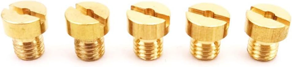 DJ-Motor Jets de carburador de 0.197 in # 60 65 70 75 80 para 2 tiempos 50cc 60cc 66cc 80cc bicicleta motorizada Push Bike
