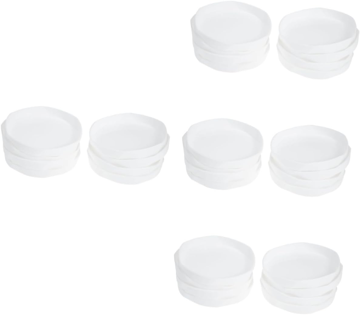 Yardwe 32 Pcs Plastic Plant Tray Plant Drip Tray Plant Pot Trays Round Succulent Saucer Flower Pot Saucer Seasoning Dipping Bowl Cactus Tray
