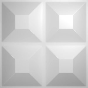 Ekena Millwork WP12X12SWWH-CASE-20 11 78 pulgadas de ancho x 11 78 pulgadas de alto Swindon EnduraWall Decorativo 3D Cubiertas de panel de pared Ekena Millwork WP12X12SWWH-CASE-20 11 78 pulgadas de ancho x 11 78 pulgadas de alto Swindon EnduraWall Decorativo 3D Cubiertas de panel de pared