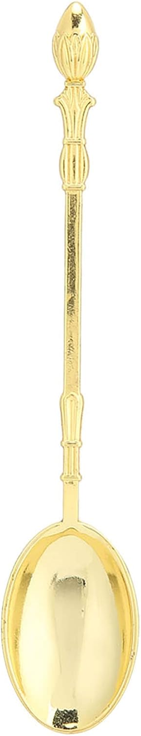 Juego de 6 cucharas de café, 1 soporte de base en forma de cisne, base de cisne de aleación de zinc, organizador de cucharas elegantes de cisne de
