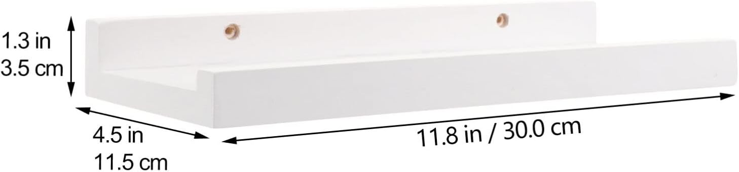 Zerodeko Soporte de TV versátil flotante estante de pared de metal con borde decorativo para colección de libros para el hogar, cocina, dormitorio,