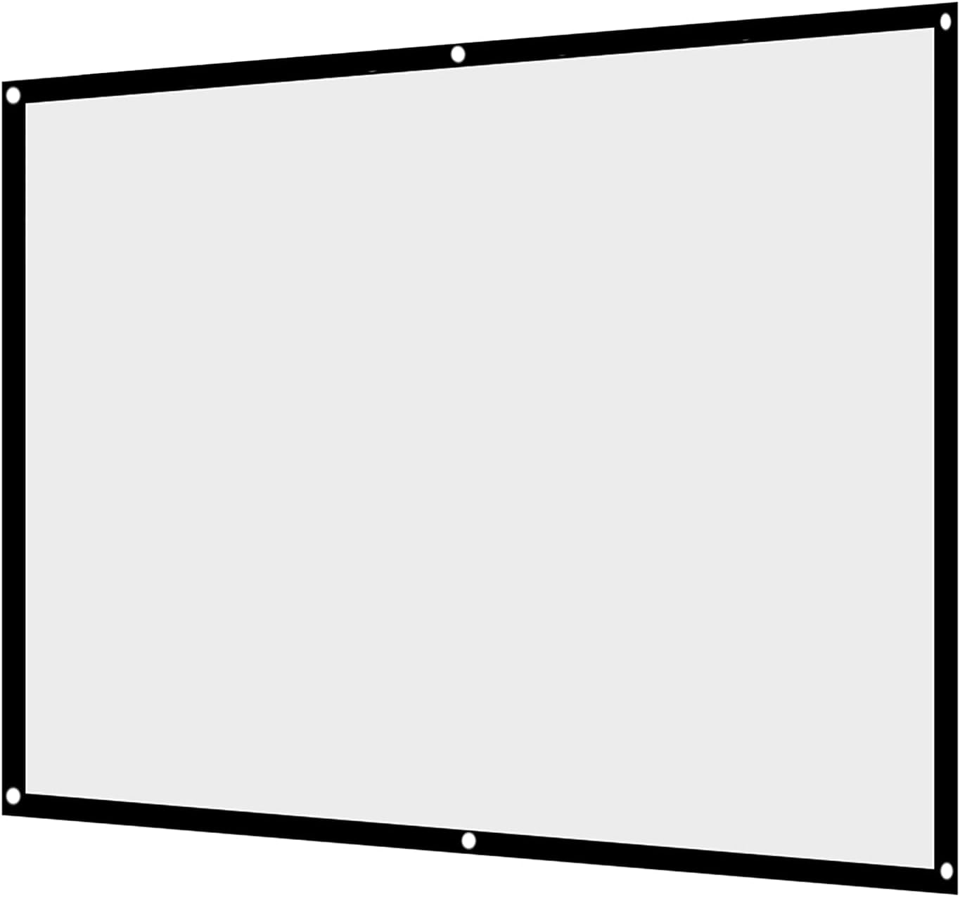 Pantalla de proyección 43, pantalla de proyección plegable, pantalla de proyector blanca no desaceleradora para películas de campamento al aire