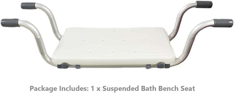 Asiento de banco de baño suspendido para ducha, asiento de seguridad para bañera para personas mayores discapacitadas, accesorios de baño para