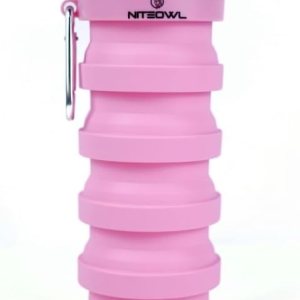 Botella de agua deportiva plegable (rosa) Botella de agua deportiva plegable (rosa)