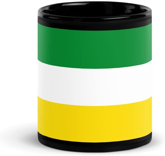 Flag of Armenia Quindío Columbia – Black Ceramic Coffee Cup