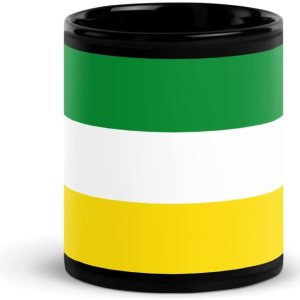 Flag of Armenia Quindío Columbia – Black Ceramic Coffee Cup Flag of Armenia Quindío Columbia – Black Ceramic Coffee Cup