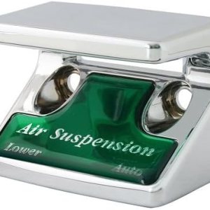 GG Grand General 96181 Protector de interruptor cromado con etiqueta engomada azul de la suspensión del aire para Freightliner GG Grand General 96181 Protector de interruptor cromado con etiqueta engomada azul de la suspensión del aire para Freightliner