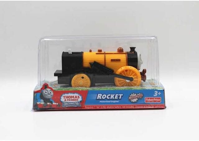 Juego de juguete motorizado con motor de tren de cohete, juego de juguetes para amigos de tren a batería, juguetes de tren para niños pequeños para