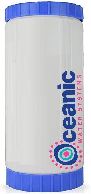 Oceanic Water Systems – Cartucho de filtro de agua de repuesto KDF 5585 + GAC  4.5 x 10 pulgadas (KDF 55) compatible con carcasa azul grande