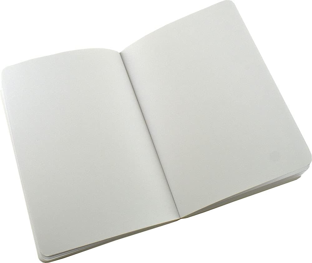 Zequenz Classic 360 Signature Series, Tamaño B6 Mediano, Color Rojo, Papel en blanco, cuaderno de tapa suave, diario encuadernado suave, 5 “x 7”,