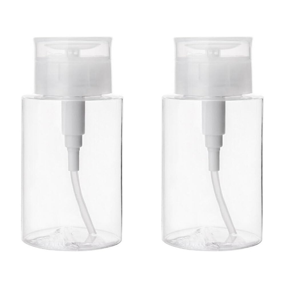 minkissy 2 unids Sub-embalaje Presione la botella contenedores de viaje para artículos de tocador de viaje Loción Contenedor de tamaño de viaje