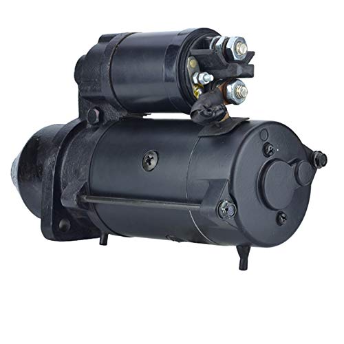 RAREELECTRICAL Nuevo arrancador 10T 12V compatible con retroexcavadora John Deere JD310 JD450A JD450B JD450C 11131384