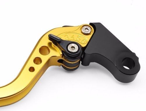 Palancas de embrague de freno corto ajustables CNC para Kawasaki Z1000 2003-2006 ZX6R  ZX636R  ZX6RR 2000-2004 ZX10R 2004-2005 VERSYS 1000 2012-2014
