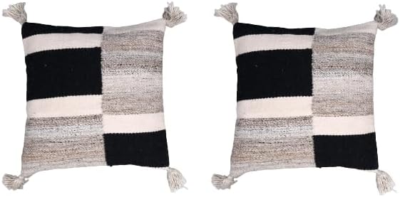 Dhaga creations Funda de almohada de algodón de calidad de hotel, suave y cómoda, mejora la calidad del sueño, funda de cojín para dormir (paquete