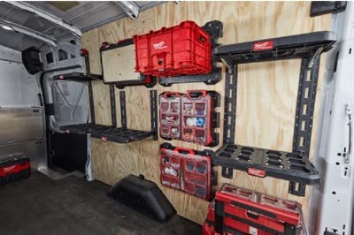 Milwaukee PACKOUT 48-22-8482 – Pista electrónica vertical resistente a la corrosión, con recubrimiento en polvo, para uso con el modelo 48-22-8481