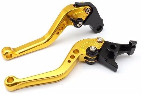 Palancas de embrague de freno corto ajustables CNC para Kawasaki Z1000 2003-2006 ZX6R  ZX636R  ZX6RR 2000-2004 ZX10R 2004-2005 VERSYS 1000 2012-2014