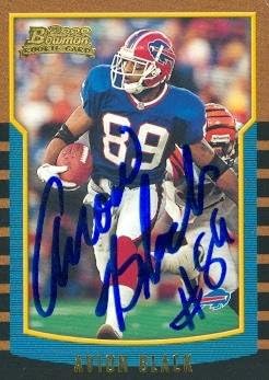 Avion Black autographed Football Card (Buffalo Bills) 2000 Bowman #199 Rookie