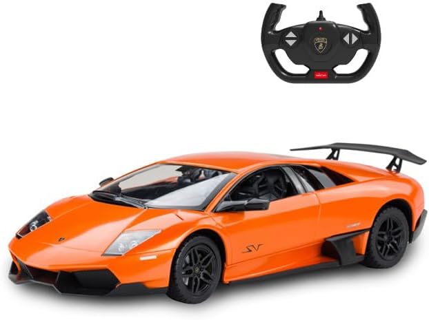PowerTRC LamboMurcielago – Auto deportivo a escala 114 con control remoto  Modelo de coche de carreras RC eléctrico para niños, niñas y adultos