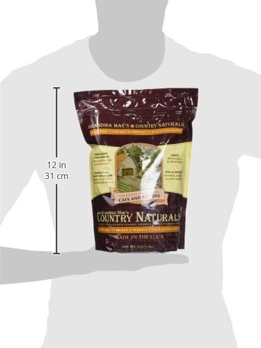 Grandma Mae’s Country Naturals Comida seca para gatos y gatitos sin cereales, receta de pollo y arenque de 3 libras
