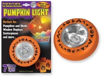 Pumpkin luz de vela LED. Colores pueden variar.