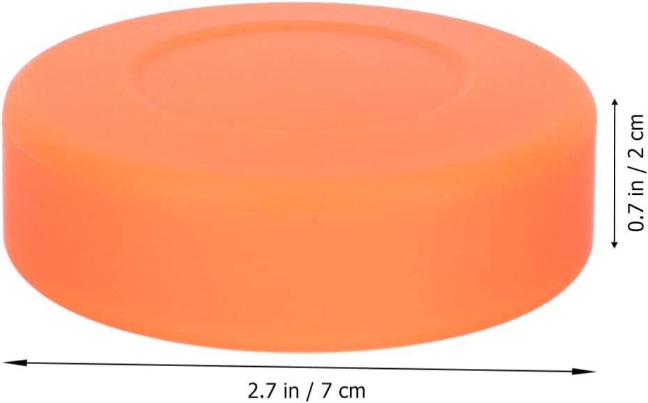 ARTIBETTER 4 discos de hockey sobre hielo con regulación mate para practicar y entrenamiento clásico, diámetro 3, grosor 1