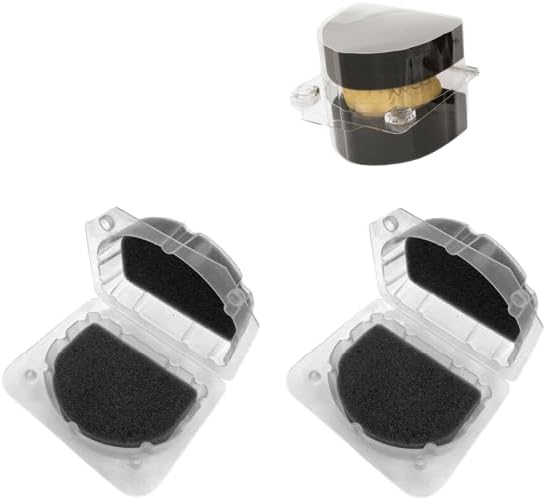 Portador de modelo dental y caja de dentadura con espumas Ortho Appliance Care Desechables Cajas transparentes de plástico (10)