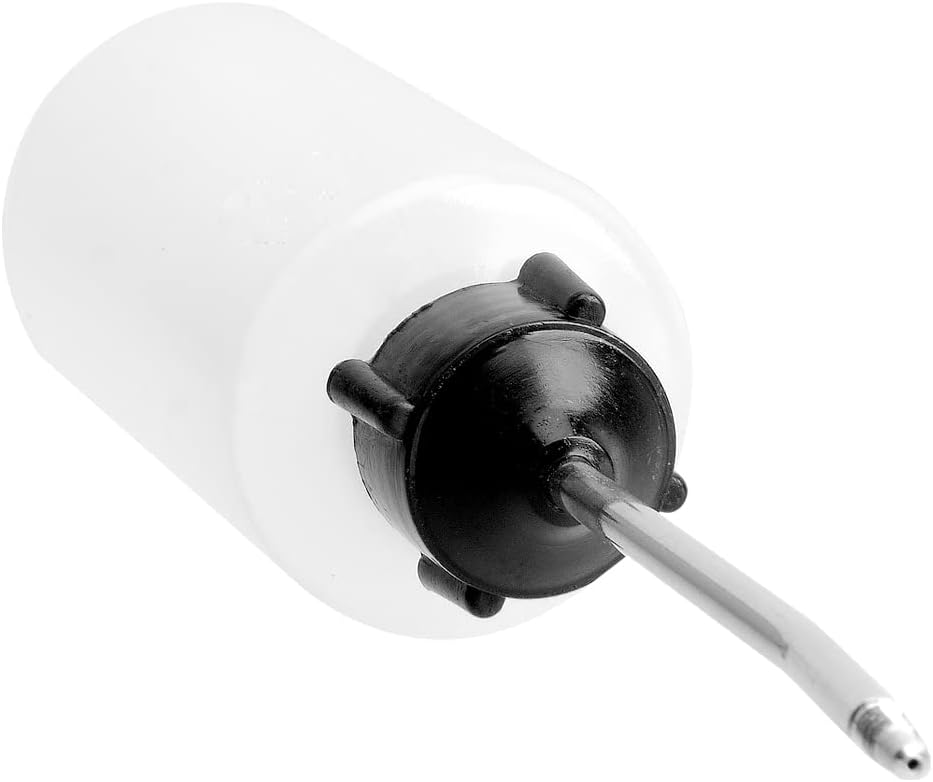 AnRui Engrasador para máquina de coser, botellas de aceite de 4.1 fl oz con boquilla larga en ángulo para máquina de bordar, bicicletas, accesorios