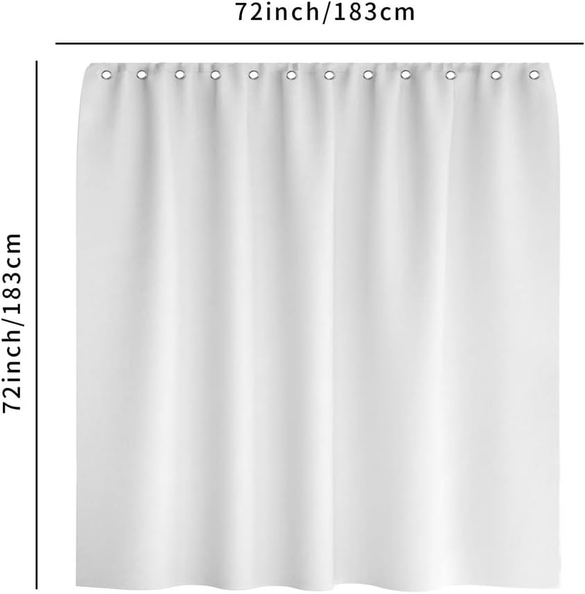 Cortina de ducha bohemia con paisaje marino abstracto, cortina de baño para baño, decoración de baño, juego de cortinas de ducha modernas con 12