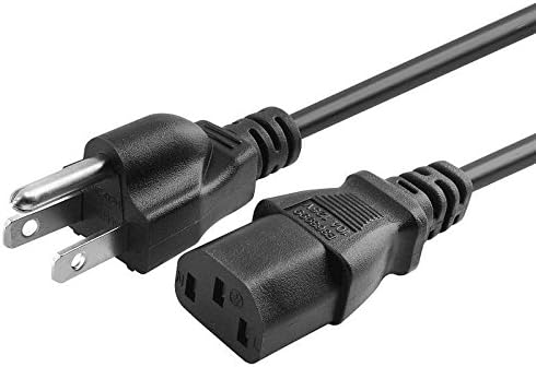Yustda Cable de alimentación de CA en cable compatible con parrilla sin humo XL modelo PG1500XL Cable cargador de cable de alimentación