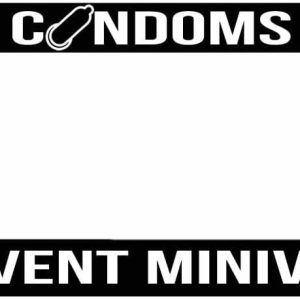 Soporte de matrícula para condones previenen minivans marco de matrícula – divertido para JDM estilo marco negro VGTRK985-349 Soporte de matrícula para condones previenen minivans marco de matrícula – divertido para JDM estilo marco negro VGTRK985-349