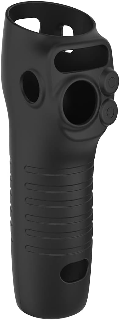 Funda con asa compatible con DJI Osmo Mobile 6, funda protectora de silicona suave antipolvo para teléfono móvil PTZ, accesorios de mano para