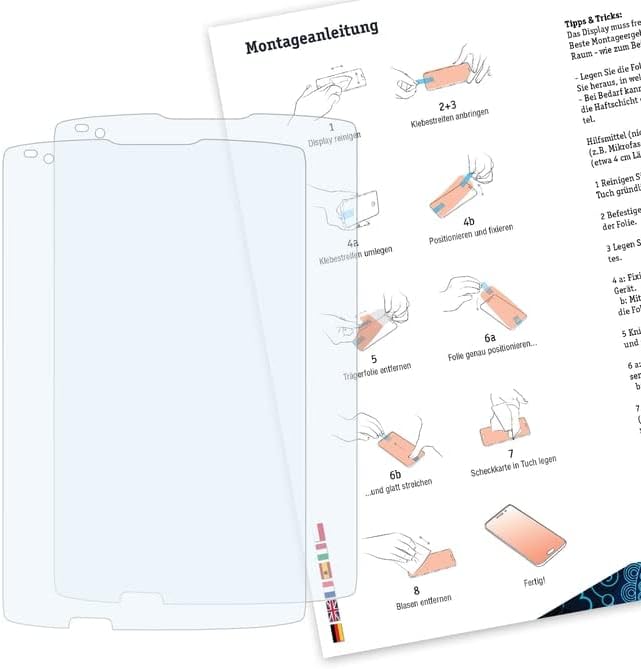 Protector de pantalla compatible con Zebra ET45 película protectora de 8 pulgadas, película protectora transparente (2X)