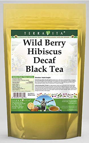 Té negro descafeinado de hibisco de bayas silvestres (25 bolsitas de té, ZIN 540021)