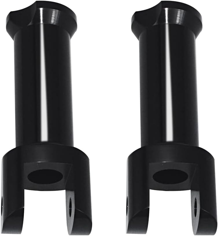 WOWTK Soportes de estribera izquierda y derecha para Harley Softail modelos 2018-2024 Deluxe Fat Boy Heritage Sport Glide Softail Slim Street Bob