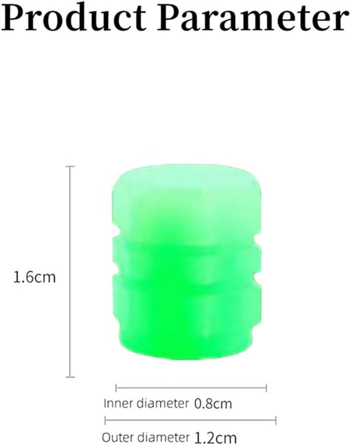 GlowValve – Tapón de válvula que brilla en la oscuridad, tapones de válvula Webdiennuoc, tapones luminosos para válvulas de neumáticos, tapones