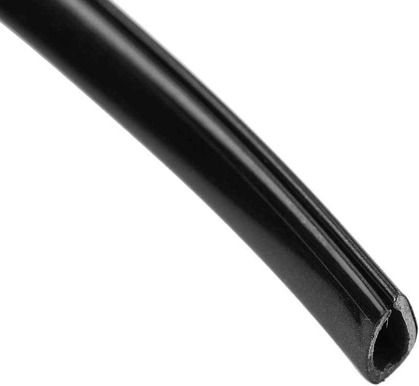 Protectores de borde de puerta de automóvil de 19.7 pies en forma de U, protector de puerta de automóvil, protector de entrada de puerta automotriz