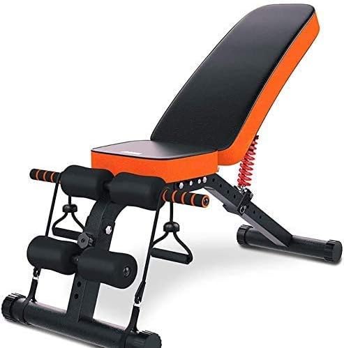 Adjustable Weight Bench,Dumbbell Weight Lifting Adjustable Training Fitness Workout Bench Sit Up Home Gym Equipment for Full Body Workout with
