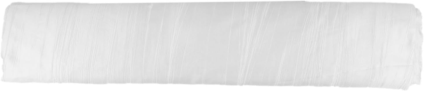 Efavormart – Perno de tela de tafetán arrugado de acordeón blanco de 54 x 10 yardas para decoración de bodas, fiestas de cumpleaños, bailes, eventos