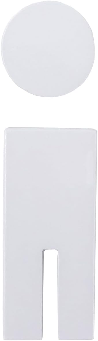 Letrero de baño para negocios – Baño para hombres – Baño de mujer – Señales de baño de metal – Fácil de instalar