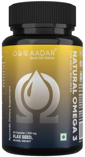 Omega 3  Suplemento vegano Omega 3 6 9 ácidos grasos e inmunidad para hombres y mujeres  Mejora el metabolismo  Semilla de lino, arjuna, nuez – Sin