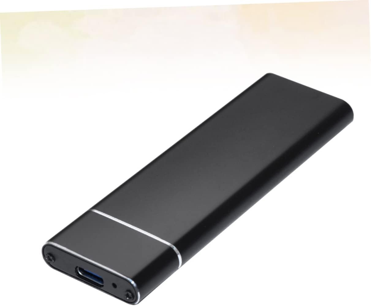 SOLUSTRE Hdd Case Hard Disk Case M.2 a Usb3.1 Tipo C Convertidor SSD Caja de disco duro Caja de disco duro Caja de disco duro Adaptador de caja de