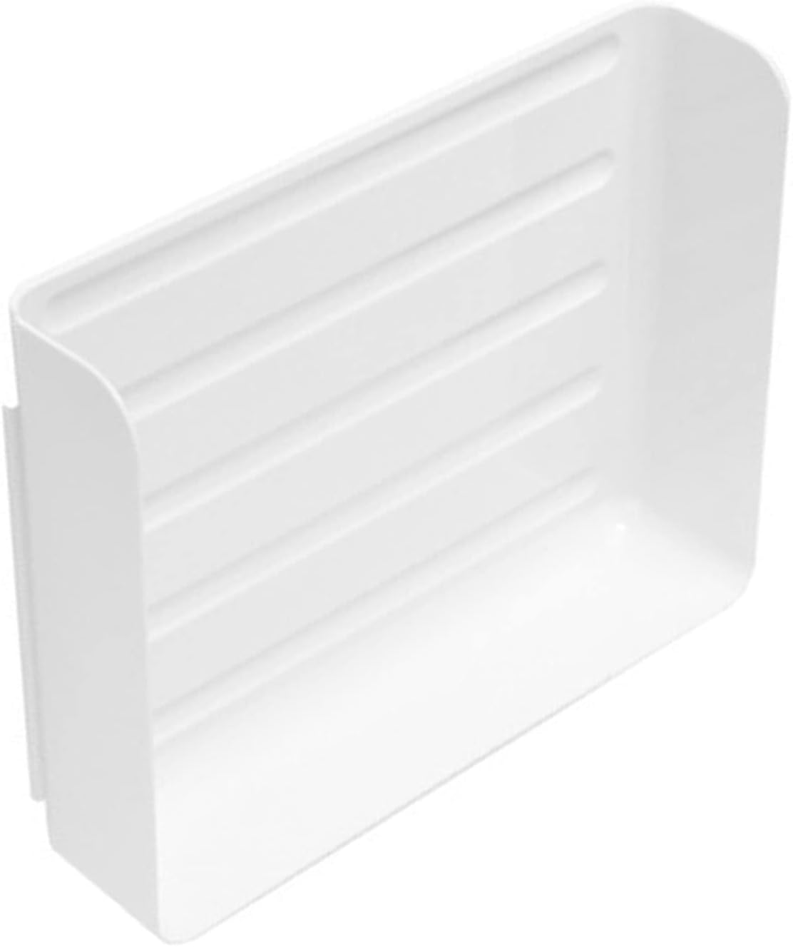 Bandeja apilable para cartas, organizador de escritorio blanco de PET, organizador de bandeja de documentos de papel, soporte de papel para archivos