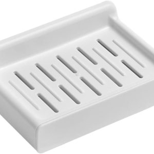 Zerodeko Cajones de almacenamiento, jabonera, soporte para jabón, bandeja de jabón, platos autoadhesivos, protector de jabón de plástico para Zerodeko Cajones de almacenamiento, jabonera, soporte para jabón, bandeja de jabón, platos autoadhesivos, protector de jabón de plástico para