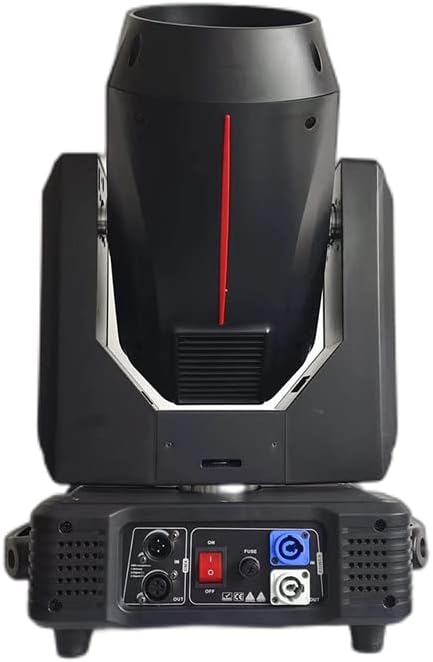 Beam 17R 350W Cabeza Móvil Luces de escenario Gobos DMX DJ 18R Efectos con Flightcase para Boda DJ Bar Disco Fiesta Navidad