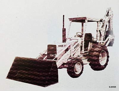 Manual Set para Ford 555B Tractor Cargador Retroexcavadora Propietarios Operadores Servicio Taller de Reparación