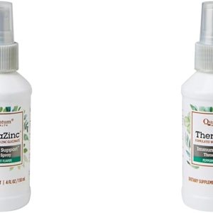 Quantum Health TheraZinc – Spray oral de zinc, soporte inmunológico de zinc para adultos y niños, proporciona alivio de garganta en un spray de zinc Quantum Health TheraZinc – Spray oral de zinc, soporte inmunológico de zinc para adultos y niños, proporciona alivio de garganta en un spray de zinc