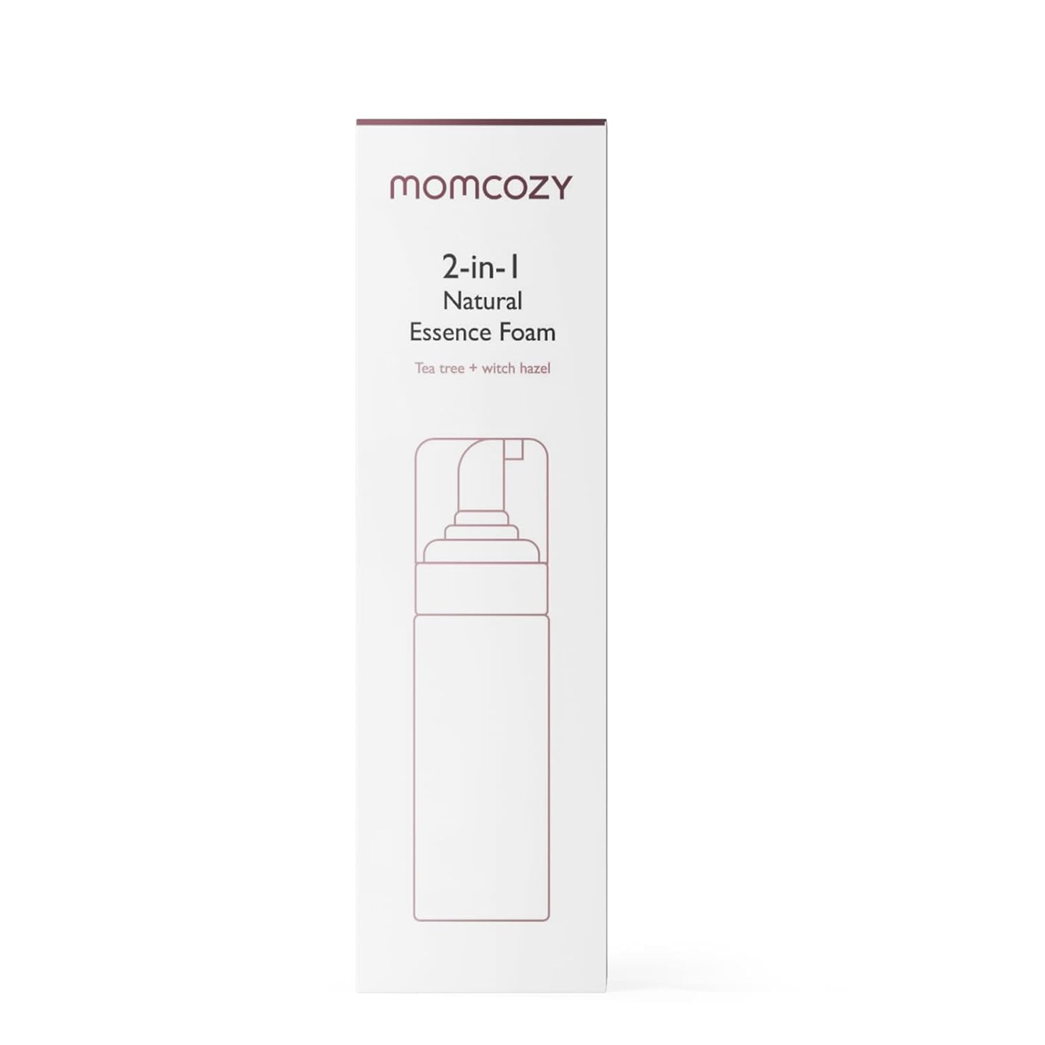 Momcozy Espuma refrescante de esencia natural posparto, 2 en 1, árbol de té de hamamelis, espuma de tacto suave para maternidad, mujeres, madres,
