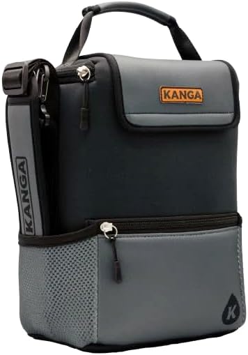 Kanga Bolsa térmica aislada – Bolsa térmica suave – Enfriador de bebidas para 6 o 12 latas de cerveza y seltzer – Aislamiento a prueba de fugas y