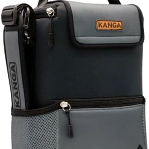 Kanga Bolsa térmica aislada – Bolsa térmica suave – Enfriador de bebidas para 6 o 12 latas de cerveza y seltzer – Aislamiento a prueba de fugas y Kanga Bolsa térmica aislada – Bolsa térmica suave – Enfriador de bebidas para 6 o 12 latas de cerveza y seltzer – Aislamiento a prueba de fugas y