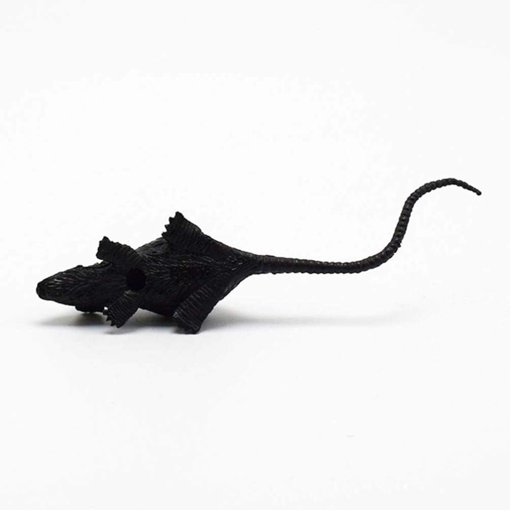 Gadpiparty 6 piezas de ratones falsos de simulación de mini ratón, ratones falsos, ratones espeluznantes, ratones realistas de terror novedosos para